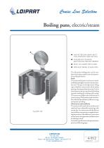 El. Tilting Boiling Pan 100 l. - 1