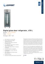 Glass Door Refrigerator 670L