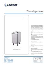 Plate Dispenser, unheated - 1