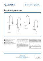 Pre-Rinse Spray Unit - 1