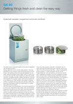 Catalogue Automatic lettuce and vegetable washing machine GK 60 - 6