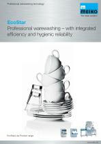 Catalogue Hood-type glass and-dishwashing machines Ecostar-line Ecostar-545 D-1
