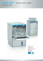 Catalogue Hood-type glass and-dishwashing machines Ecostar-line Ecostar-545 D-4