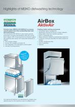 Catalogue Hood-type glass and-dishwashing machines Premium-line DV 120.2-10