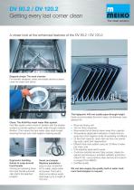 Catalogue Hood-type glass and-dishwashing machines Premium-line DV 120.2-7