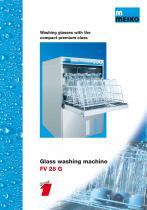 Catalogue Undercounter glass and dishwashing machines Premium-line FV 28 G-1