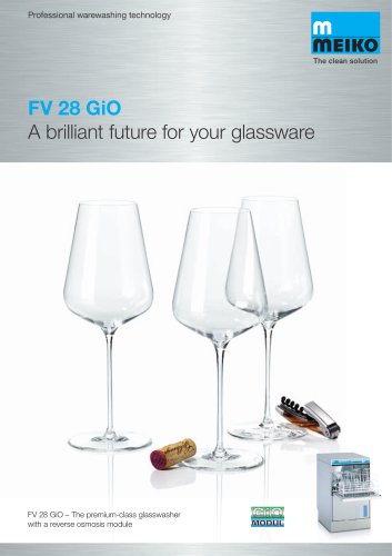 Catalogue Undercounter glass and dishwashing machines Premium-line FV 28 Gio