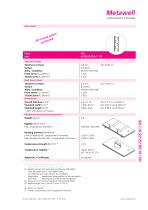 Metawell® data sheets - 9