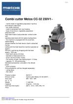 Combi cutter Metos CC-32 230V1 - 1