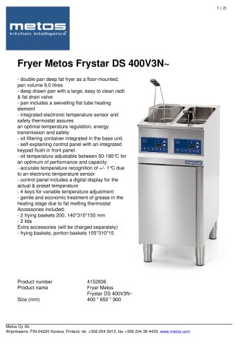 FRYSTAR DS| 400V