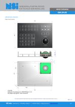 Backlit keyboard with 38mm trackball - 2