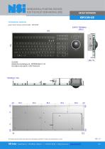 Backlit keyboard with laser trackball - 3