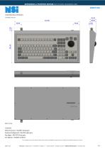 MEMBRANE IP65 KEYBOARD WITH TRACKBALL - 3