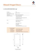 Light weight fire rated glazed doors & walls - 10