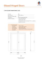 Light weight fire rated glazed doors & walls - 6