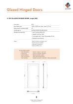 Light weight fire rated glazed doors & walls - 7