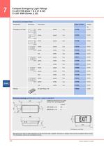 Compact Emergency Light Fittings C-LUX 6108/C-LUX 6508 - 7