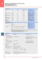 Emergency Light Fittings for Fluorescent Lamps Series EXLUX 6008/EXLUX 6408 - 2