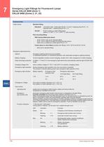 Emergency Light Fittings for Fluorescent Lamps Series EXLUX 6008/EXLUX 6408 - 4