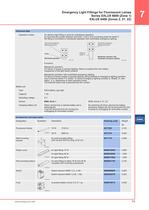 Emergency Light Fittings for Fluorescent Lamps Series EXLUX 6008/EXLUX 6408 - 5