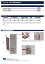 Datasheet TEF 9208 Enclosure heaterT4, 250 VAC - 2