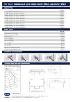 TEF 2502 Floodlight incl. Lightbulb: 400W, HPS, Wide Beam, E40, 230V, IP67, Stainless Steel - 2