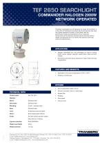 TEF 2650 Bus Operated - Halogen 2000W - 1