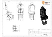 S2H Bucket Seat On Wide Suspension Unit