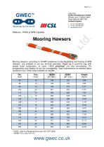 Mooring Hawsers - 1