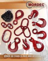 Grade 80 chain slings and accessories - 1