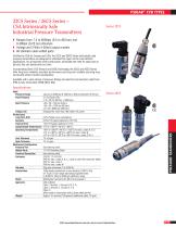 22CS Series / 26CS Series – CSA Intrinsically Safe Industrial Pressure Transmitters - 1