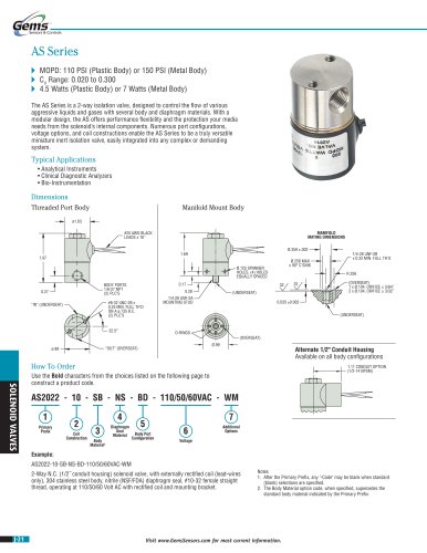 AS Series Solenoid Valve