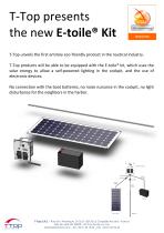 T-Top presents  the new E-toile® Kit - 1