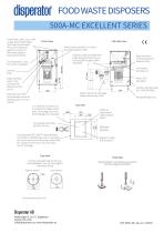 Disperator Food Waste Disposers MC (Free standing) - 2