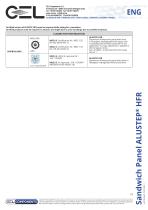 Sandwich panel ALUSTEP HFR-2