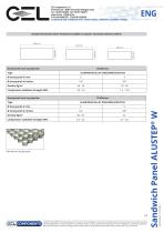 Sandwich panel ALUSTEP W-2