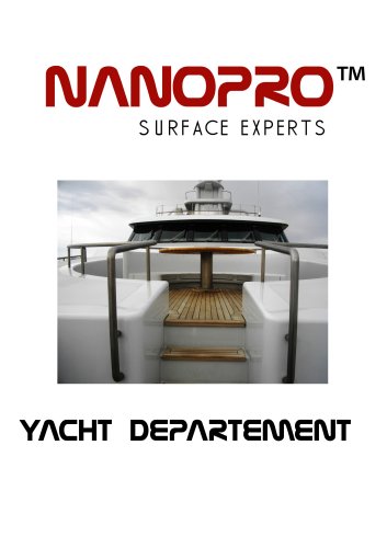 Nanopro Surface Experts catalogue