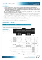 T-Piece Connector 1½" BSP M-F-F - 4