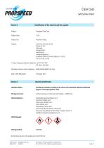 Clear Coat Material Safety datasheet - 1