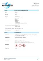 Propclean Material Safety datasheet - 1