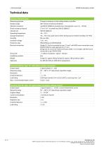 Datasheet DWA-Q Rotary position sensor with ohmic signal output or voltage output - 4