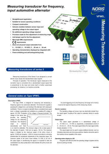 Datasheet VFW5