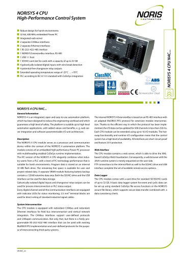 Flyer NORISYS 4 CPU