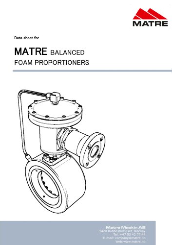 Matre Balanced Proportioner