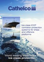 Ice class ICCP corrosion protection systems for ships and offshore platforms