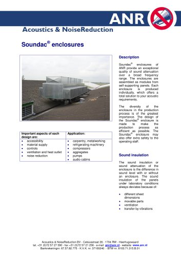 Soundac enclosures