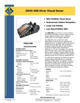 DDIS-500 Diver Visual Sonar Data Sheet - 1