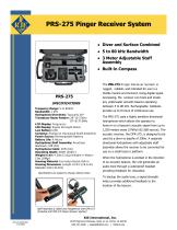 PRS-275 Pinger Receiver System Date Sheet - 1