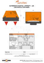 04 PERSON COASTAL LIFERAFT – UK LOW PROFILE CONTAINER - 1