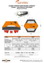 10 MAN THROW OVER BOARD LIFERAFT XTREM – LOW PROFILE CONTAINER - 1